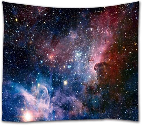 goodbath Space Tapestry, Galaxy Universe Star Outer Space Wall Tapestry for Bedroom Living Room Dorm, 60" x 51",Colorful in Saudi Arabia