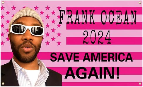 BOLUE Frank Singer Flag Rapper Ocean Music Album Wall Tapestry 3x5Ft for Fans College Dorm Living Room Wall Deco in Saudi Arabia