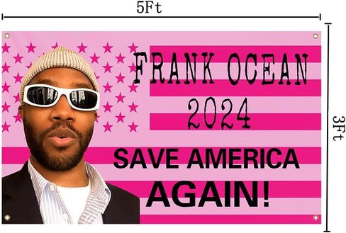 BOLUE Frank Singer Flag Rapper Ocean Music Album Wall Tapestry 3x5Ft for Fans College Dorm Living Room Wall Deco in Saudi Arabia
