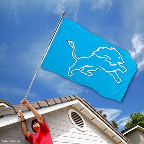 Detroit Lions Embroidered Nylon Flag in Saudi Arabia