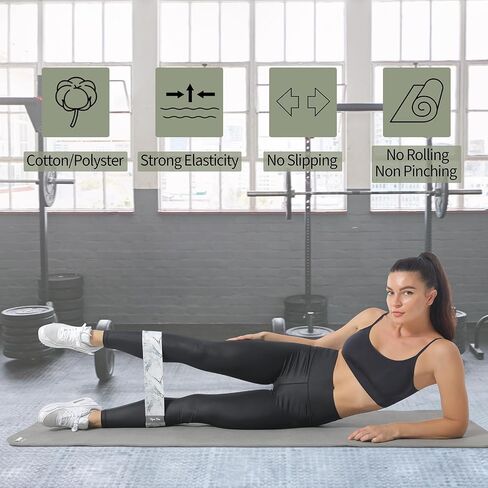 Resistance Bands for Working Out,Exercise Bands for Legs and Butt Workout Bands for Women，Exercise Workout Bands for Women and Men,Pilates Flexbands in Saudi Arabia