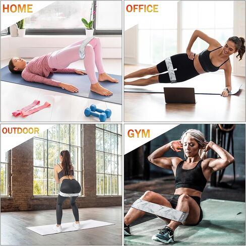 Resistance Bands for Working Out,Exercise Bands for Legs and Butt Workout Bands for Women，Exercise Workout Bands for Women and Men,Pilates Flexbands in Saudi Arabia