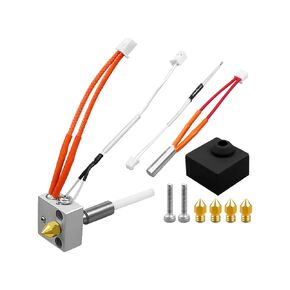TIKSCIENCE Extruder Head Heater Hotend Kit Fit for Elegoo Neptune 3 Pro Plus Max 3D Printer Accessories Silicone Cover with Extra Nozzles, Thermistor Heating Pipe