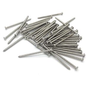 M4 x 60mm(2-3/8") Phillips Pan Head Sheet Metal Screws Wood Screws, Stainless Steel 18-8 (304), Self-Tapping, 50 PCS (M4 x 60mm)
