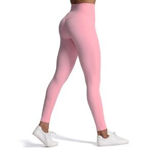 Flourish Blossom Women’s High Waisted Double Banded Workout Leggings Tummy Control Gym Yoga Pants