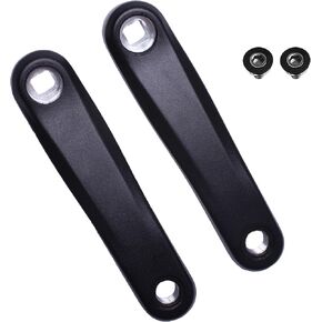 Ebike Square Hole Crank Arm,127MM/140MM/152MM/160MM/165MM/170MM/175MM Forged Alloy 6061 Universal Bike Crank Arm for Ebike,Mid Mounted Motor,Torque,MTB,City Bike,Folding Bike
