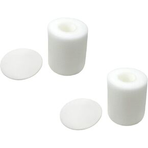 HQRP 2-Pack Foam and Felt Filter Kit Compatible with Shark Rotator Pro Lift-Away DuoClean ZU780 ZU782 ZU785 NV500 series Upright Vac Vacuum Cleaner, Replacement for XFF500