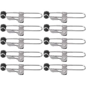 Multifunctional Stainless Steel Rust Proof Tile Mounting Clips,10pcs Lever Action Grid Clamp,Suspended Ceiling Tile Grip Clamps,Good Helper for Laying Tiles, 10pcs Lever Action Grid Clamp,Multifu