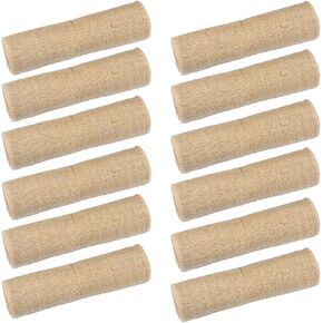Tosnail 12 Pack 12" x 71" Burlap Table Runners, Rustic Jute Fabric Roll, Vintage Wedding Decorations, Brown Party Runner, Dinner Table Mats Placemats for Home Decor, Outdoor Wedding, Party, Events