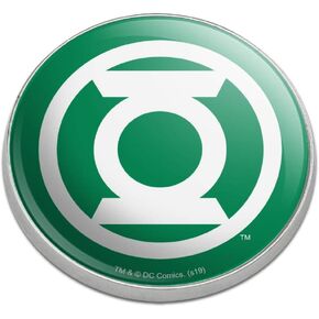 GRAPHICS & MORE Green Lantern White Logo Golfing Premium Metal Golf Ball Marker