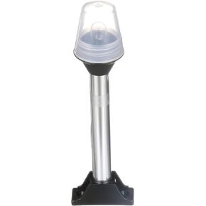 Attwood 5122-08-7 All-Round Fixed Base Navigation Light, Black Base, 8-Inch