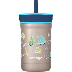Contigo Leighton Straw Tumbler, 12 oz, Jade Vine (Penguine Plunge) in Saudi Arabia