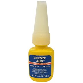 Loctite 404 442-46551 0.333oz Quick Set Instant Adhesive, Clear Color