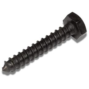 Hex Head Lag Screws 3/16'' x 1-1/2'' Inch, Stainless Steel Black Lag Bolt Wood Screws 25PCS