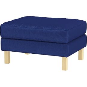 Heavy Duty Velvet Karlstad 1 Seat Armchair Replacement Custom Made Compatible with IKEA Karlstad Chair (Velvet Blue Chair)