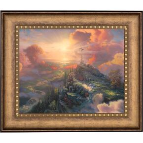 Thomas Kinkade The Cross - 16" x 20" Brushstroke Vignette
