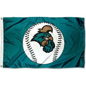 Coastal Carolina Chanticleers Baseball Logo Flag