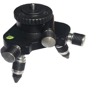 360-Degree Rotating Base Laser Level Adapter, for Line Laser Level Tripod Connector, with Standard 5/8" Threaded Mount Laser Base