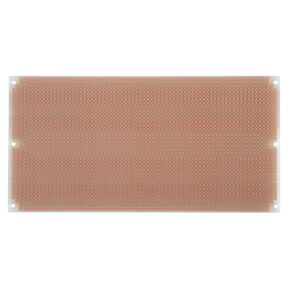 SB1660 Solderable PC BreadBoard, 1 Sided PCB, Matches Double 830 tie-Point BB830 breadboard with Power Rails, 7.25 x 1.85in (184.2 x 47.0mm)