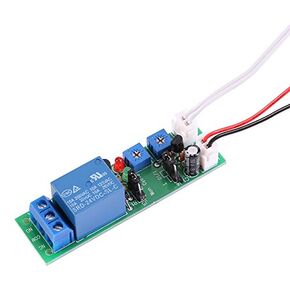 YWBL-WH Adjustable Cycle Timer Delay Module, DC 5V 12V 24V On/Off Switch Relay Module for Machine Repetitive Test