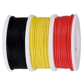 20AWG 2 x 0.5 mm² Electrical Wire 20 Gauge 300V PVC 2 Conductor Stranded Tinned Copper Electrical Wire 10m/33ft Flexible Cable for Auto, LED Strip with 10 Pcs Heat Shrink Tube