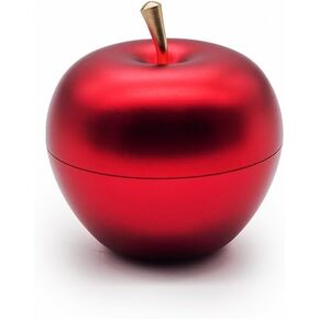 Beautiful Premium Luxury Apple shaped Ring Box Pendant Box, Double-layered and Portable, Perfect for Wedding Christmas Gifts and Valentine's Day,Anniversary, (Gold)