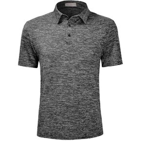 Short Sleeve Polo Shirt for Men Quick Dry Slim Fit Golf Polo Shirt