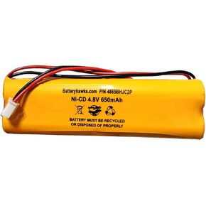 E1021R All Fit EJW-NI-CAD D-AA650Bx4 BYD D-AA650B 4.8v 650mah Ni-CD AA Battery Pack Exit Sign Emergency Light Fire Exit