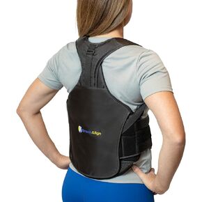 TLSO Full Back Brace for Back Pain Relief- Herniated or Bulging Disc, Scoliosis, Posture Correction, Kyphosis, Fracture and Post Surgical- PDAC L0456/L0457- For Men and Women