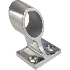 1/2 Pcs 60° Marine Boat 316 Stainless Steel 7/8" Hand Rail Fitting Center Support Bracket Stanchion Hardware for 22mm Tube