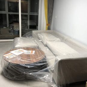 Furniture Cover DustProof Moving Storage Covers for Sofa Couch Bed Moving Boxes Clear Heavy Duty Waterproof Sofa Storage Covers for Moving Protection Supplies