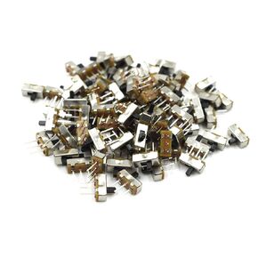 LC LICTOP 3 Terminals PCB Mount 2 Position SPDT ON/Off Mini Slide Switch(100Pcs)