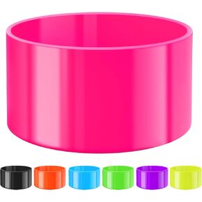 Vmini Neon Protective Boot for Stanley Cup 20/30/40oz, Compatible with Hydro Flask 12-24oz & Simple Modern 20-40oz, Silicone Sleeve for More Water Bottles Tumblers with 2.8-2.95" Base
