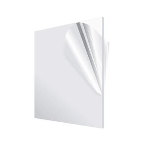 Acrylic Plexiglass Plastic Sheet 0.125" - 1/8" x 24" x 48" Clear