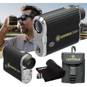 Leupold Golf Rangefinders Bundle | Bundle with PlayBetter Microfiber Towel & Extra CR2 Batteries