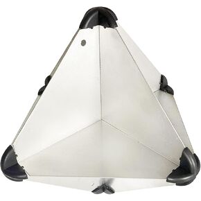 MARINE CITY Aluminum Boat Radar Reflector Octahedral Type Optimum Performance Mounted in Catch Rain Orientation Hardware Accessories 16 Inches for Boats – RVs – Yachts – Ships (Medium)