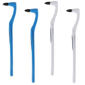4-Pack Dental Tooth Stain Removers, Ergonomic Handle Design, Effective Plaque and Tartar Cleaning Tools for Adult Oral Care