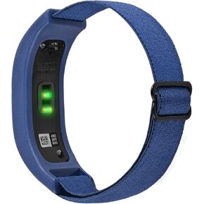 Strap TPU Wristband Compatible with Garmin vivosmart 5, Activity and Fitness Tracker-Black series,Medium fits (5.1-8.2in)