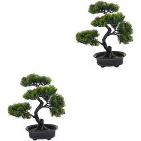 HOMSFOU Artificial Potted Plant Artificial Plants Indoor Decorative Outdoor Decor Japanese Decorations Artificial Plant Bonsai Air Plants Artificial Plants & Flowers Small Fake Plant Japan