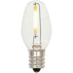 Westinghouse 5284000 0.4 وات (ما يعادل 4 وات) C7 لمبة إضاءة LED ذات خيوط شفافة، قاعدة شمعدان، عبوتان in Kuwait
