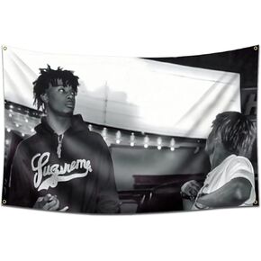 AKIY Rapper Tapestry Flag 3x5Feet Wall Hanging Tapestry Resistance Fading Wall Banner for Fraternities Man Cave Room Decor College Part