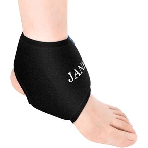 Ankle Ice Pack Wrap for Swelling, Reusable Gel Ice Pack for Sprained Ankle Injuries, Foot Pain Relief, Hot Cold Therapy for Achilles Tendonitis, Plantar Fasciitis, Foot & Heel,1PC