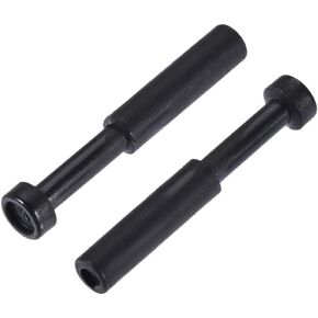 uxcell Push to Connect Fittings, Cap Style Pneumatic Blanking Plugs, Fit for 4mm Inner Dia. Air Hose Tube Pipe, Plastic, Black, Pack of 15