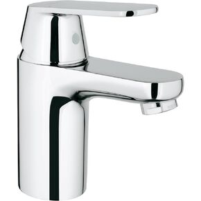 صنبور حمام بفتحة واحدة بمقبض واحد من Grohe 3287700A Eurosmart Cosmopolitan بدون نافذة منبثقة - 1.2 GPM، كروم ستارلايت