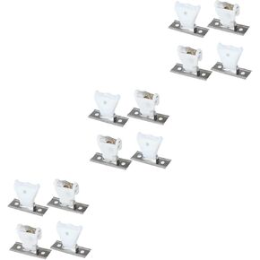 Artibetter 12 Pcs Venetian Blind Lock Roman Blind Cord Lock Mechanism Cord Lock for Roman Blinds Lock Replacement Kit Roman Shade Cord Locks Blinds Locks White pom Plastic Bamboo Curtain Rome