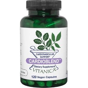 Vitanica CardioBlend, Cardiovascular Support, Vegan, 120 Capsules