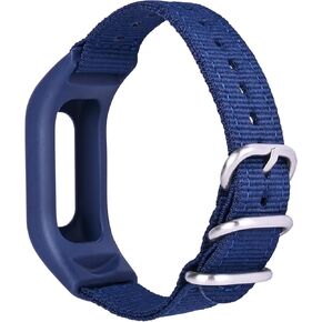 Canvas Nylon Bands Compatible with Garmin Vivosmart 4 tracker Replacement Bands with Case