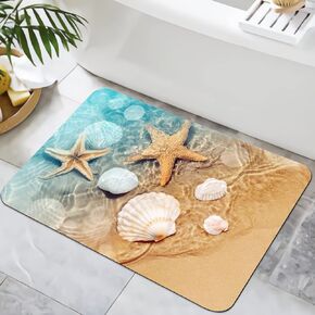 Floral Mandala Bathroom Rugs Non Slip Washable Colorful Retro Ethnic Seamless Flowers Bath Mat Small Rubber Backed Floor Mat 17"x24"
