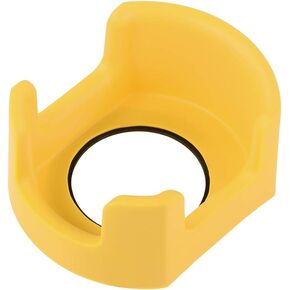 uxcell 42mm Plastic Push Switch Button Protective Cover Circle Yellow 1pcs