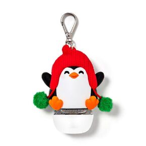 Limited Brands Bath Body Works Hand Sanitizer Holder Holiday Penguin
